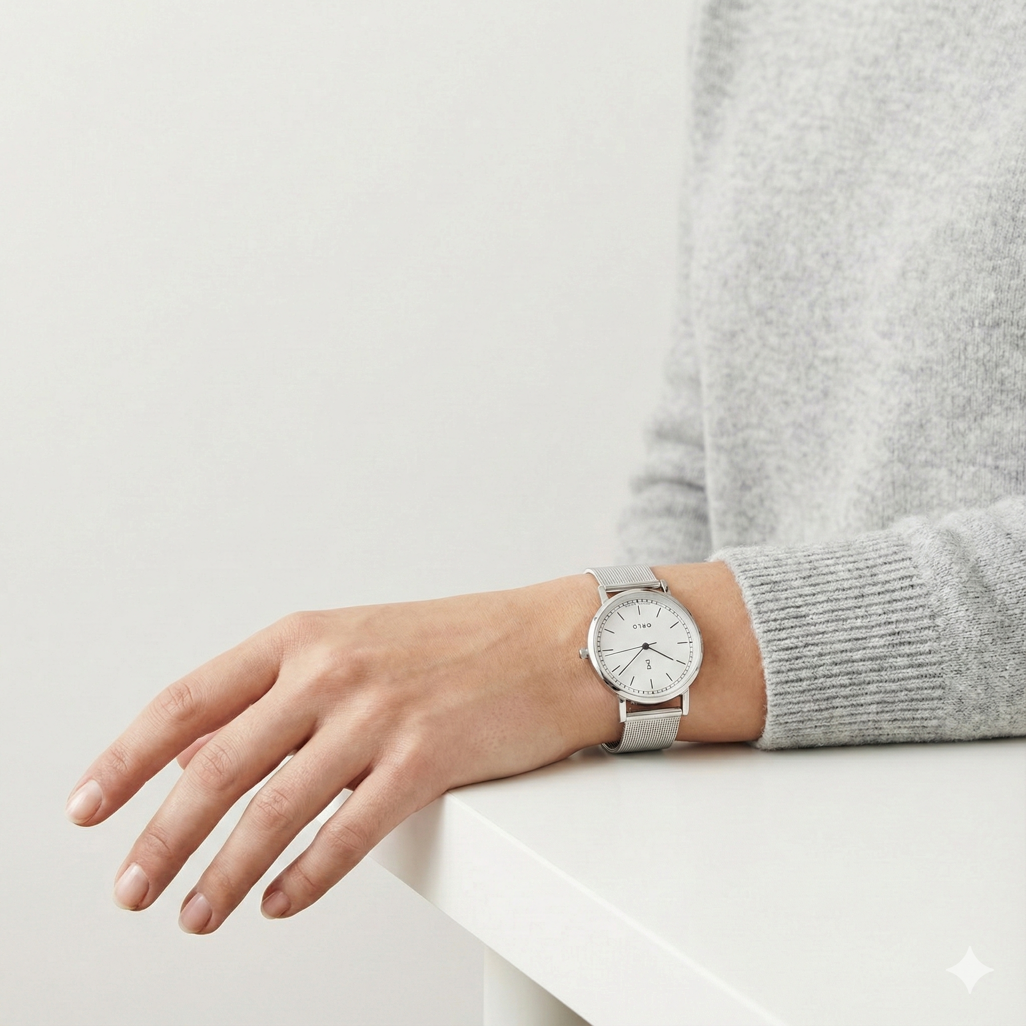 Copenhagen Silver White Mesh