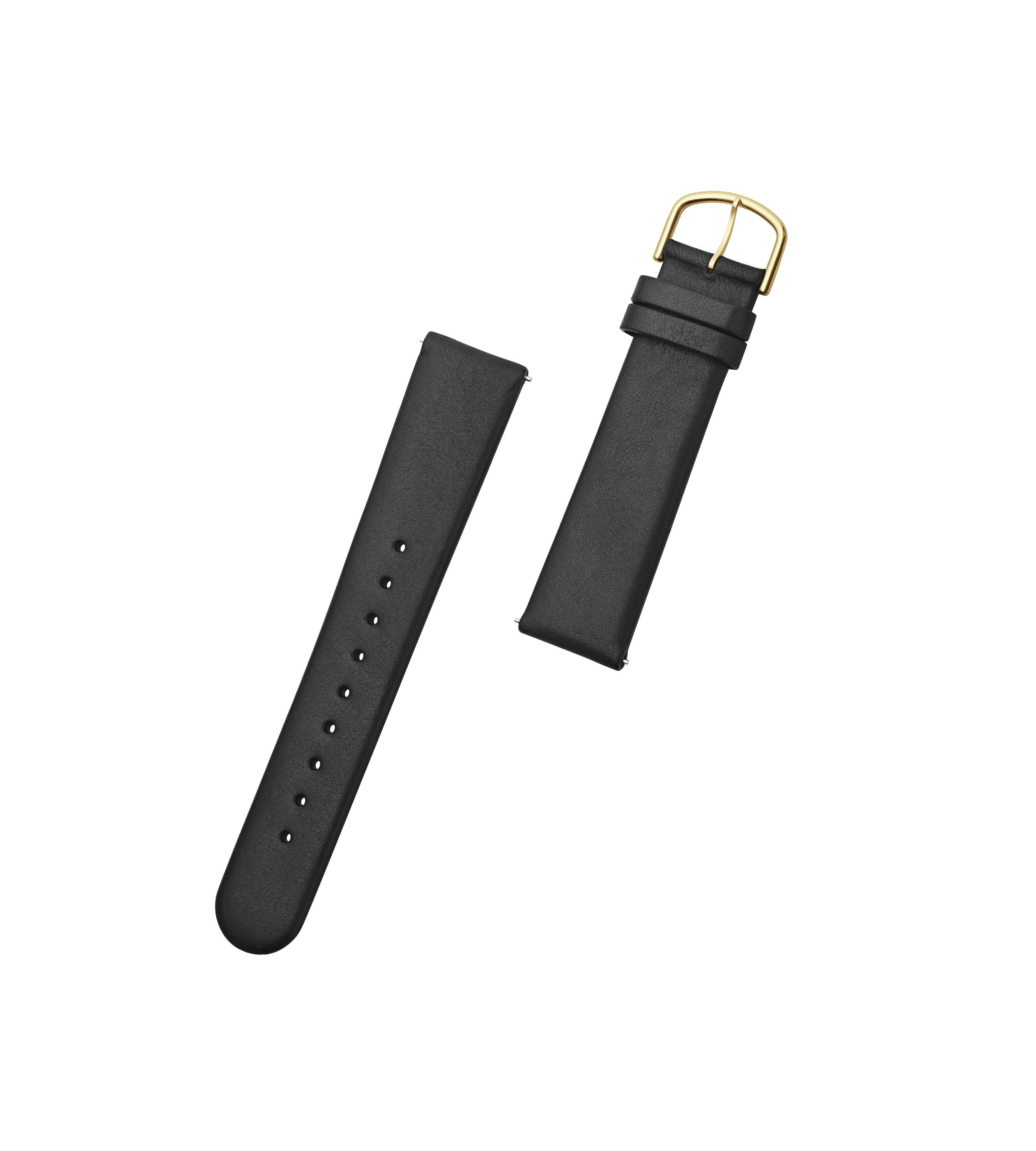 Copenhagen Gold Black læderrem