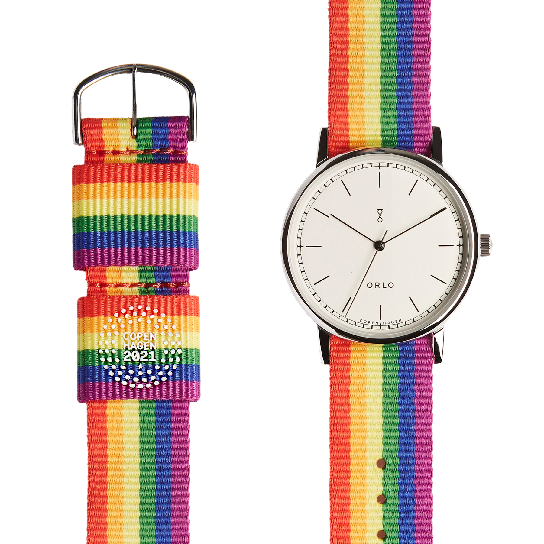 Copenhagen Silver White Rainbow